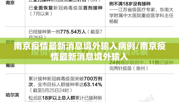 南京疫情最新消息境外输入病例/南京疫情最新消息境外输入