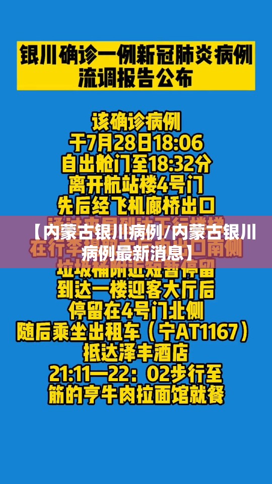 【内蒙古银川病例/内蒙古银川病例最新消息】
