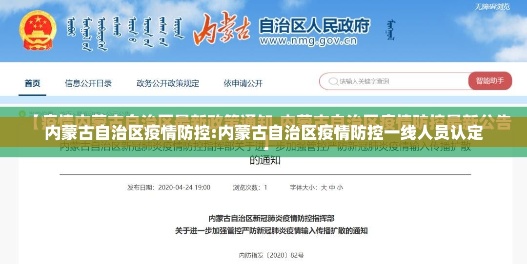 内蒙古自治区疫情防控:内蒙古自治区疫情防控一线人员认定