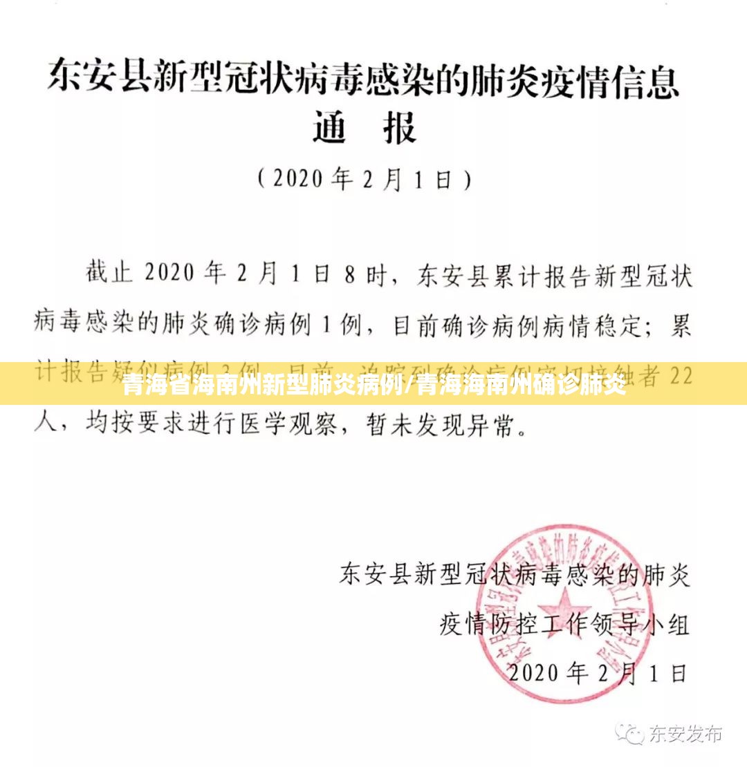 青海省海南州新型肺炎病例/青海海南州确诊肺炎