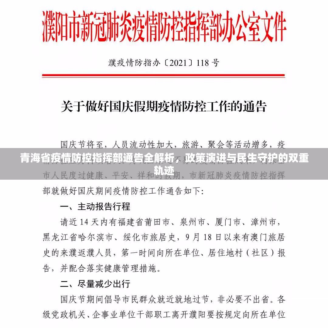 青海省疫情防控指挥部通告全解析，政策演进与民生守护的双重轨迹