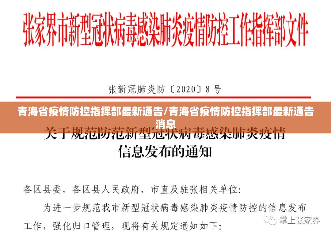 青海省疫情防控指挥部最新通告/青海省疫情防控指挥部最新通告消息
