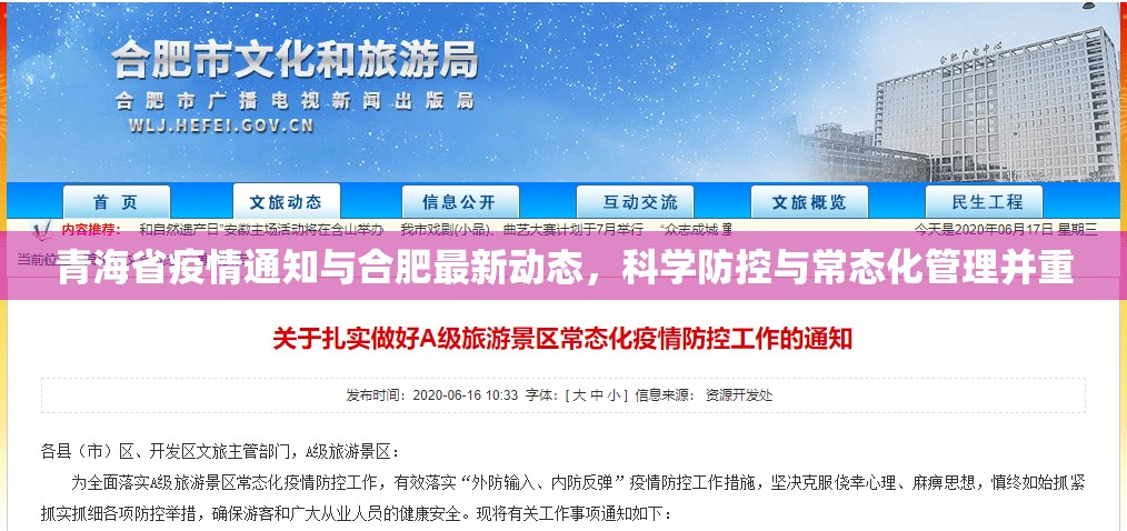 青海省疫情通知与合肥最新动态，科学防控与常态化管理并重