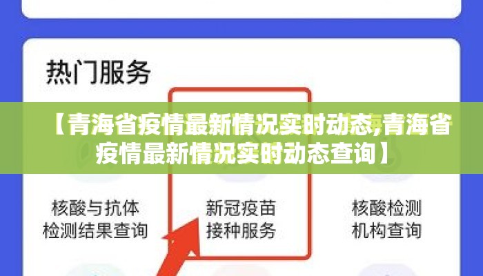 【青海省疫情最新情况实时动态,青海省疫情最新情况实时动态查询】