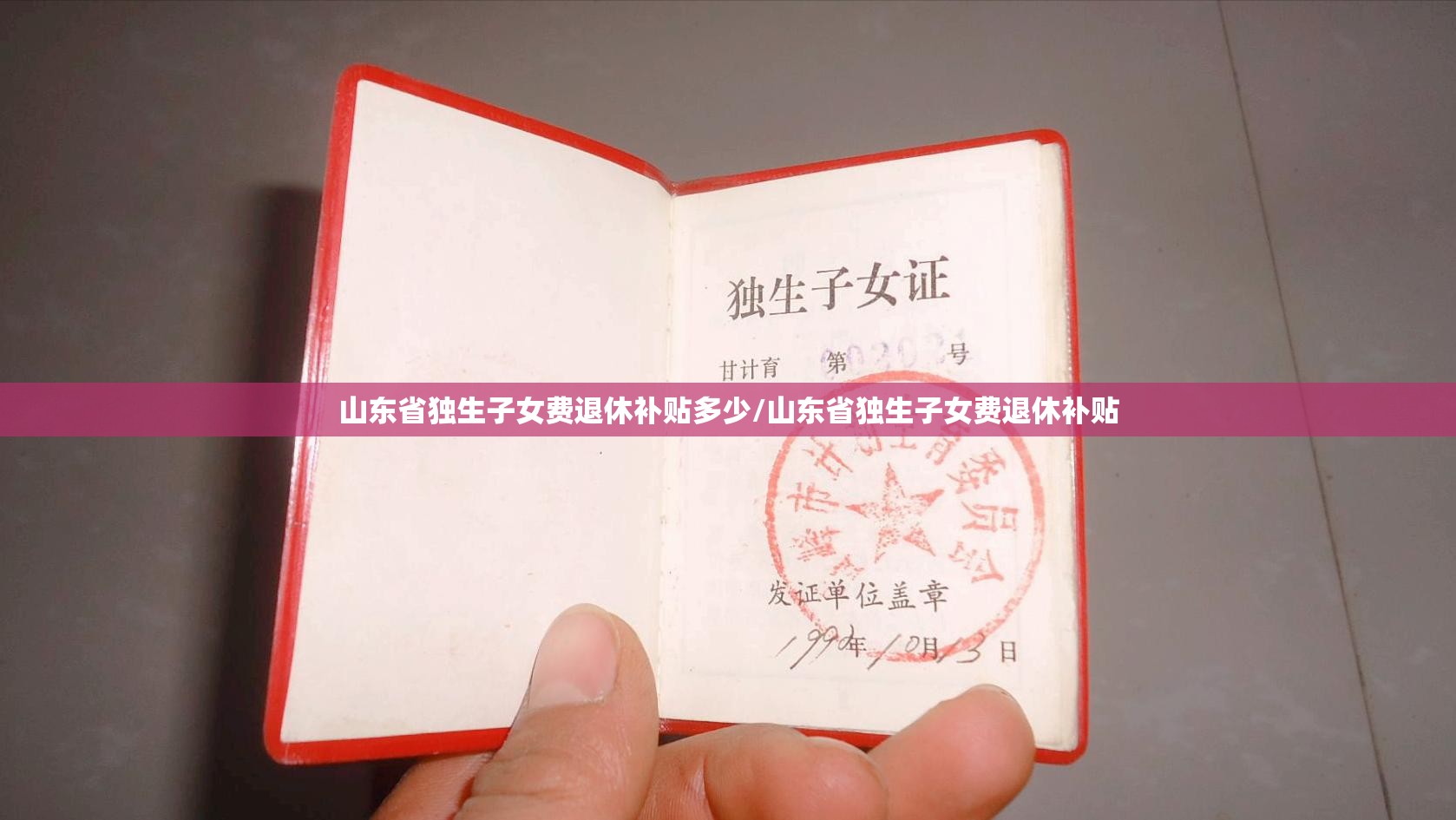 山东省独生子女费退休补贴多少/山东省独生子女费退休补贴