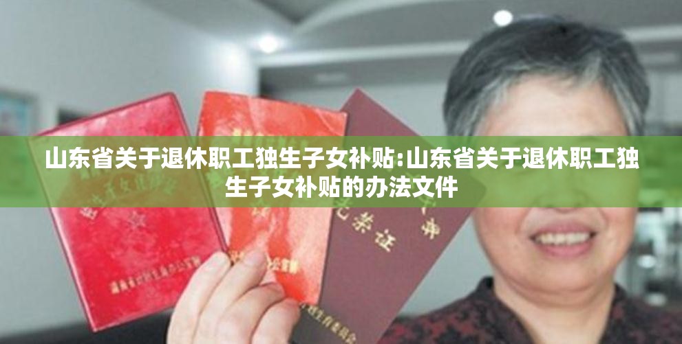 山东省关于退休职工独生子女补贴:山东省关于退休职工独生子女补贴的办法文件