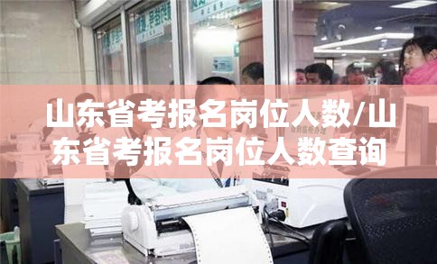 山东省考报名岗位人数/山东省考报名岗位人数查询