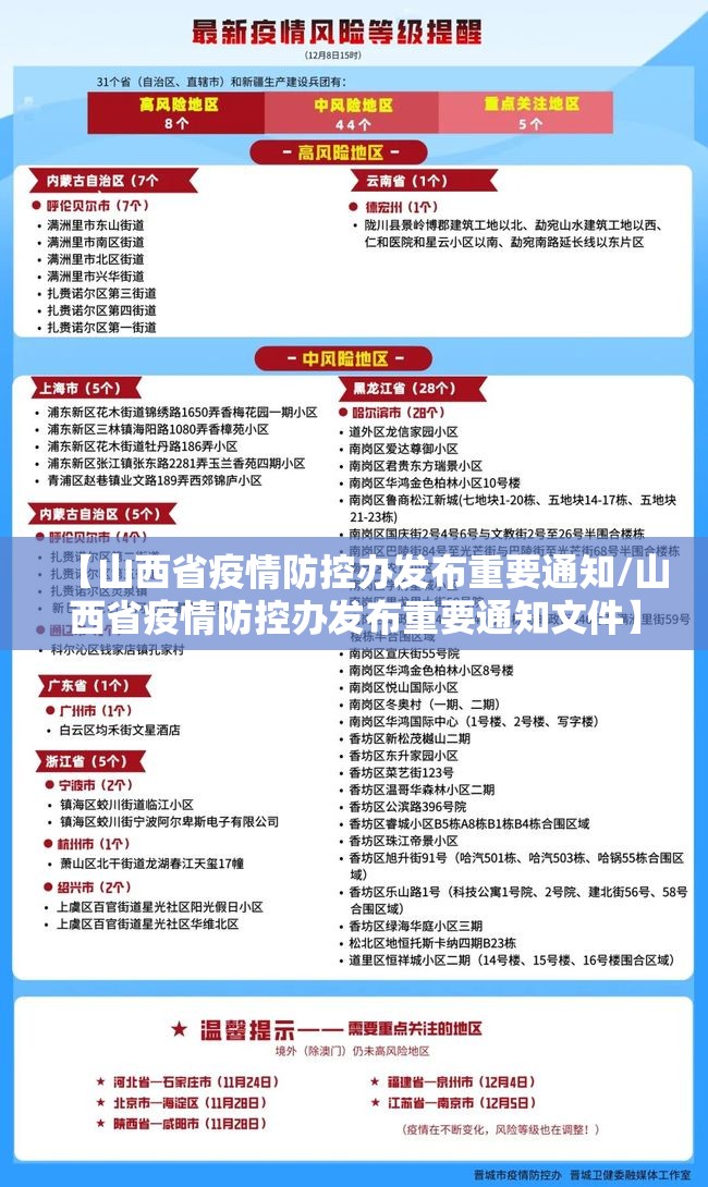 【山西省疫情防控办发布重要通知/山西省疫情防控办发布重要通知文件】
