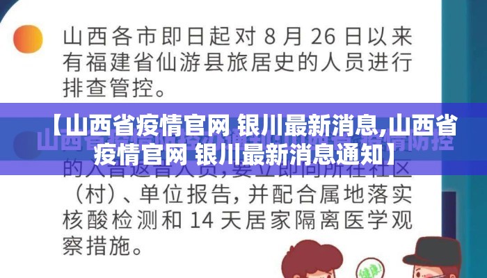 【山西省疫情官网 银川最新消息,山西省疫情官网 银川最新消息通知】