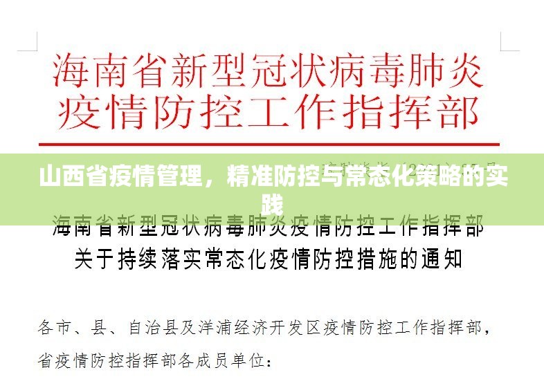 山西省疫情管理，精准防控与常态化策略的实践