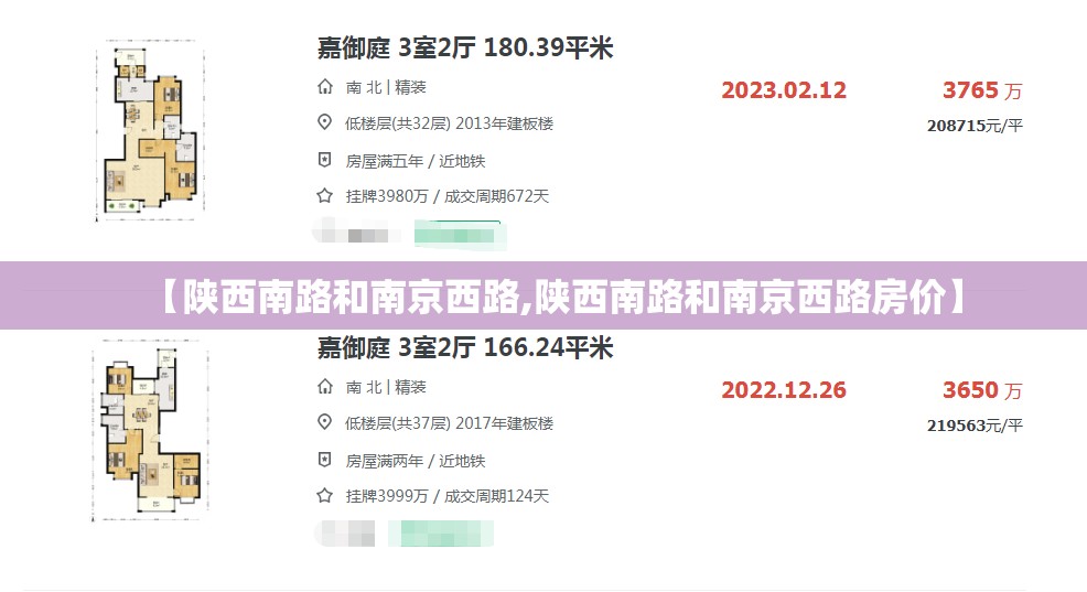 【陕西南路和南京西路,陕西南路和南京西路房价】