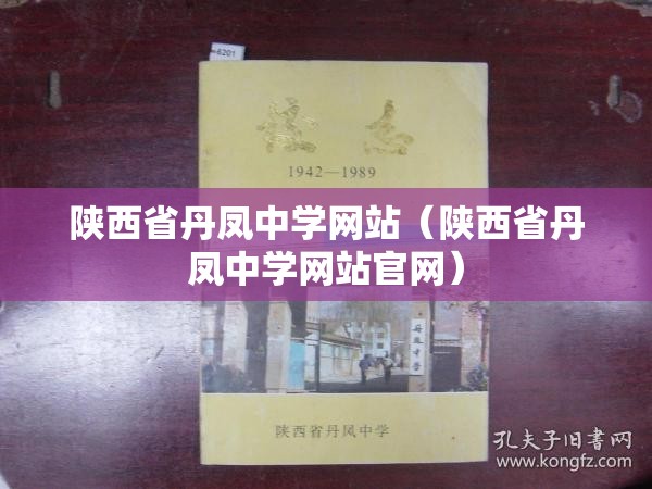 陕西省丹凤中学网站（陕西省丹凤中学网站官网）