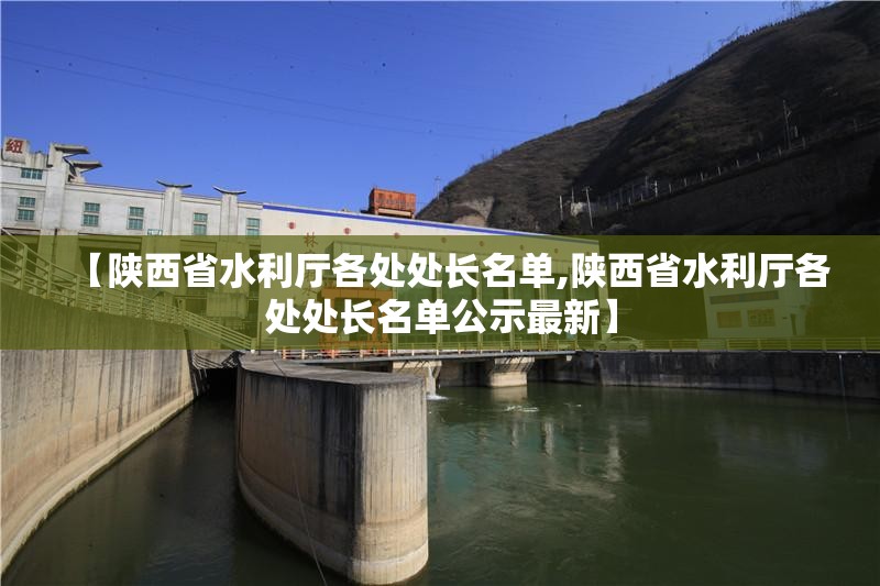 【陕西省水利厅各处处长名单,陕西省水利厅各处处长名单公示最新】