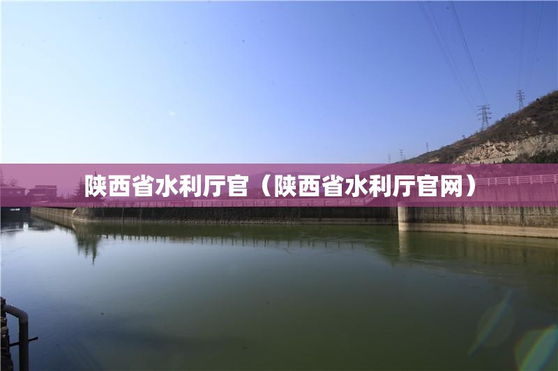 陕西省水利厅官（陕西省水利厅官网）