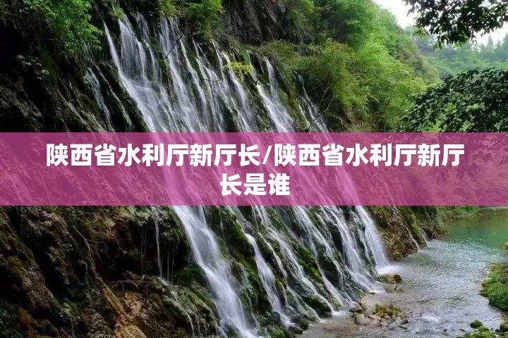 陕西省水利厅新厅长/陕西省水利厅新厅长是谁