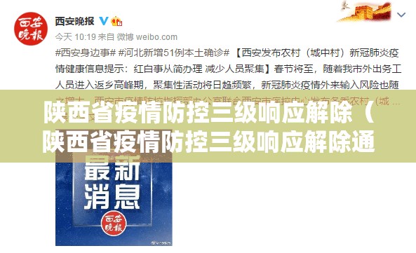 陕西省疫情防控三级响应解除（陕西省疫情防控三级响应解除通知）