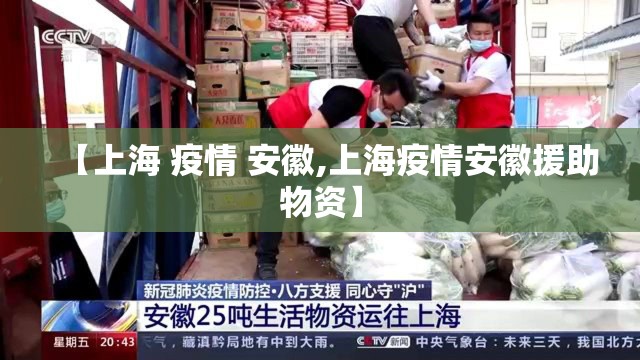【上海 疫情 安徽,上海疫情安徽援助物资】