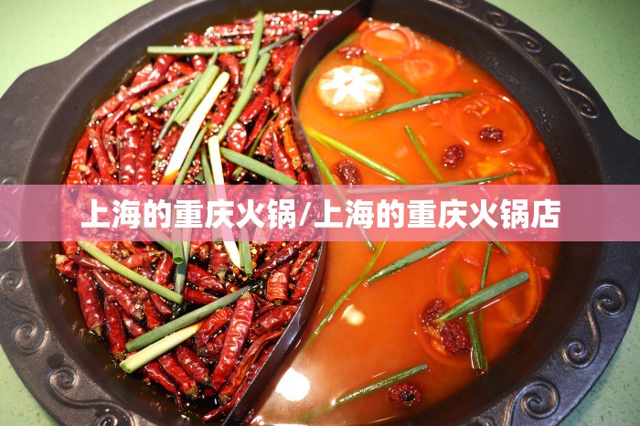 上海的重庆火锅/上海的重庆火锅店