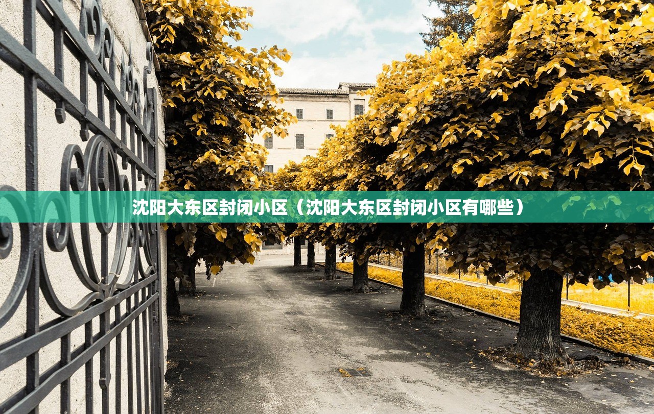 沈阳大东区封闭小区（沈阳大东区封闭小区有哪些）