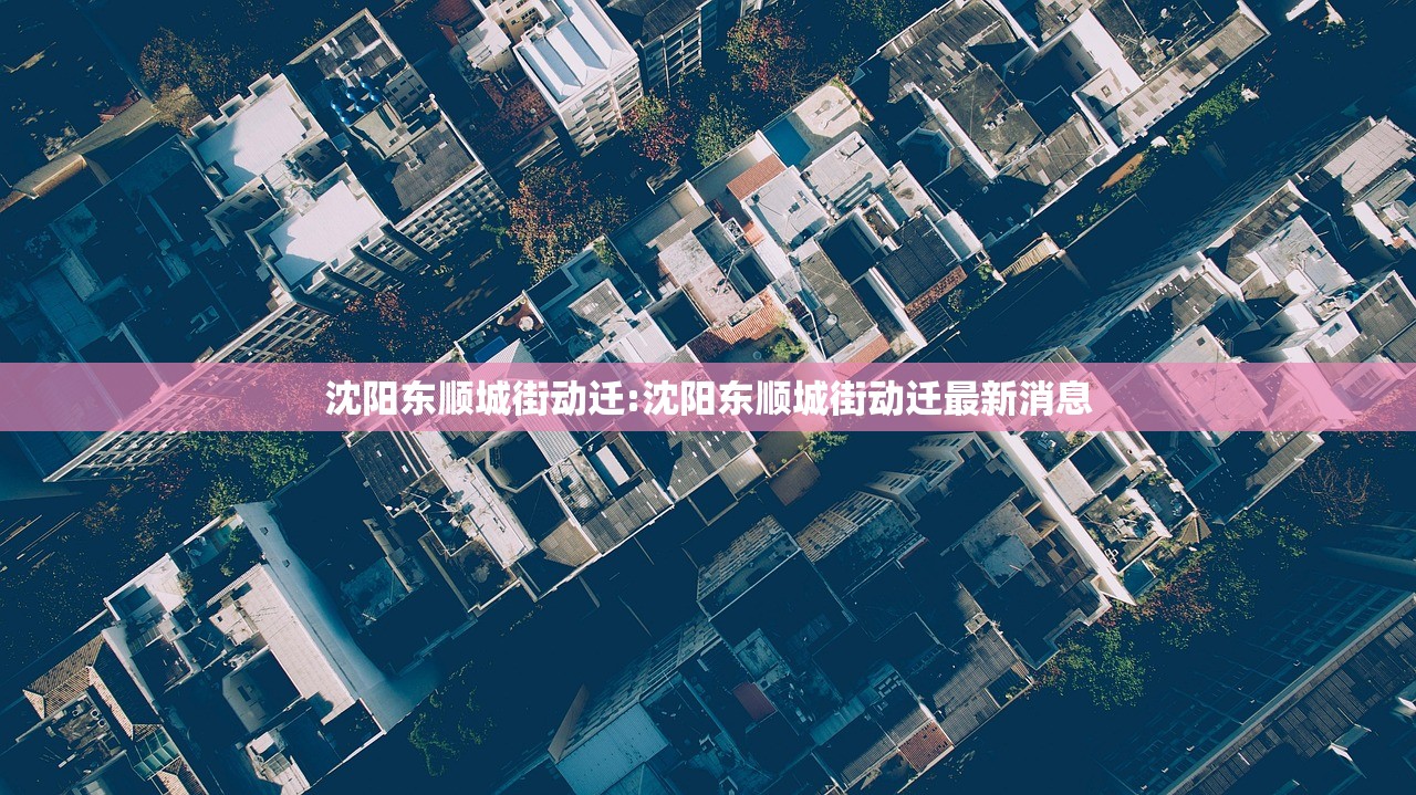 沈阳东顺城街动迁:沈阳东顺城街动迁最新消息