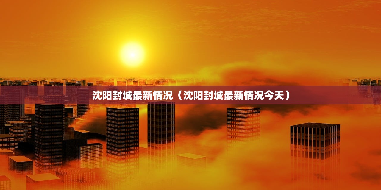 沈阳封城最新情况（沈阳封城最新情况今天）