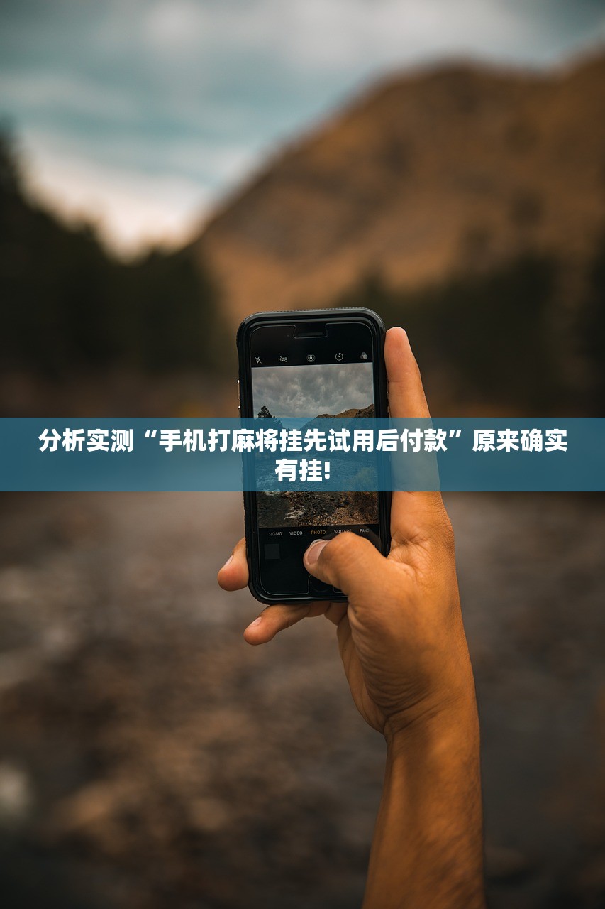 分析实测“手机打麻将挂先试用后付款”原来确实有挂!